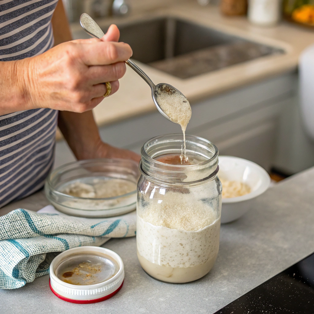 Moldy Sourdough Starter: Easy Guide to Save or Start Over 3 Cleaning and reviving sourdough starter