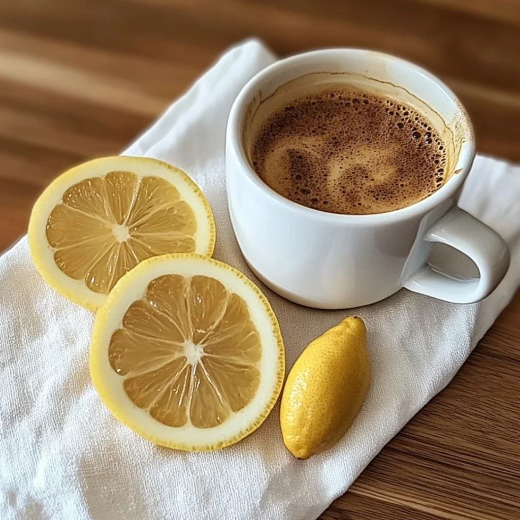 Coffee Loophole Recipe For Weight Loss 6 Cup of black coffee mixed with healthy ingredients promoting weight loss, surrounded by cinnamon sticks and natural sweeteners.