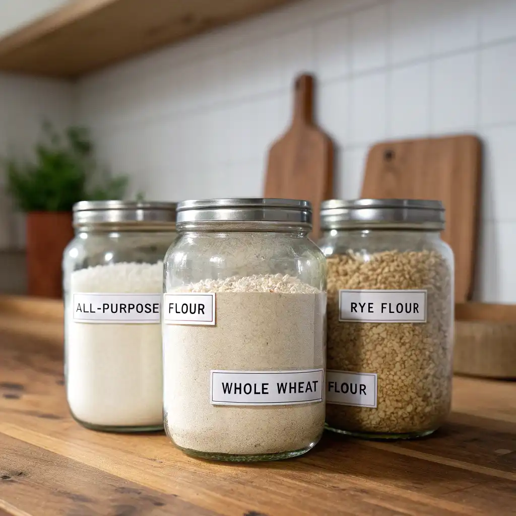 Types of flour for sourdough starter