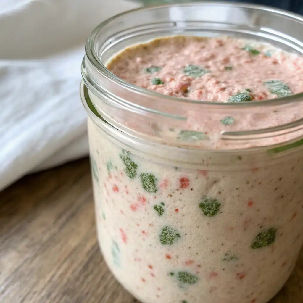 Mold growing on sourdough starter