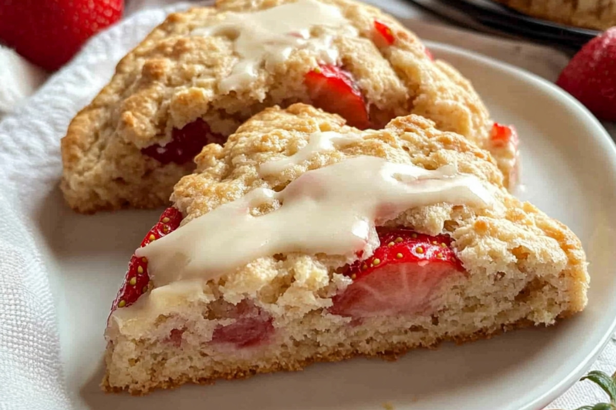 Sourdough Discard Recipes – Delicious, Easy & Zero Waste 6 Sourdough Strawberry Scones Recipe