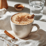 Pumpkin Spice Latte Recipe: Cozy, Easy, and Homemade 4 Finished pumpkin spice latte styled with seasonal touches and warm light