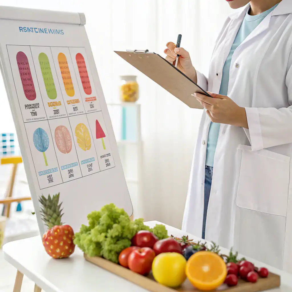 Nutritionist sharing health benefits of popsicles