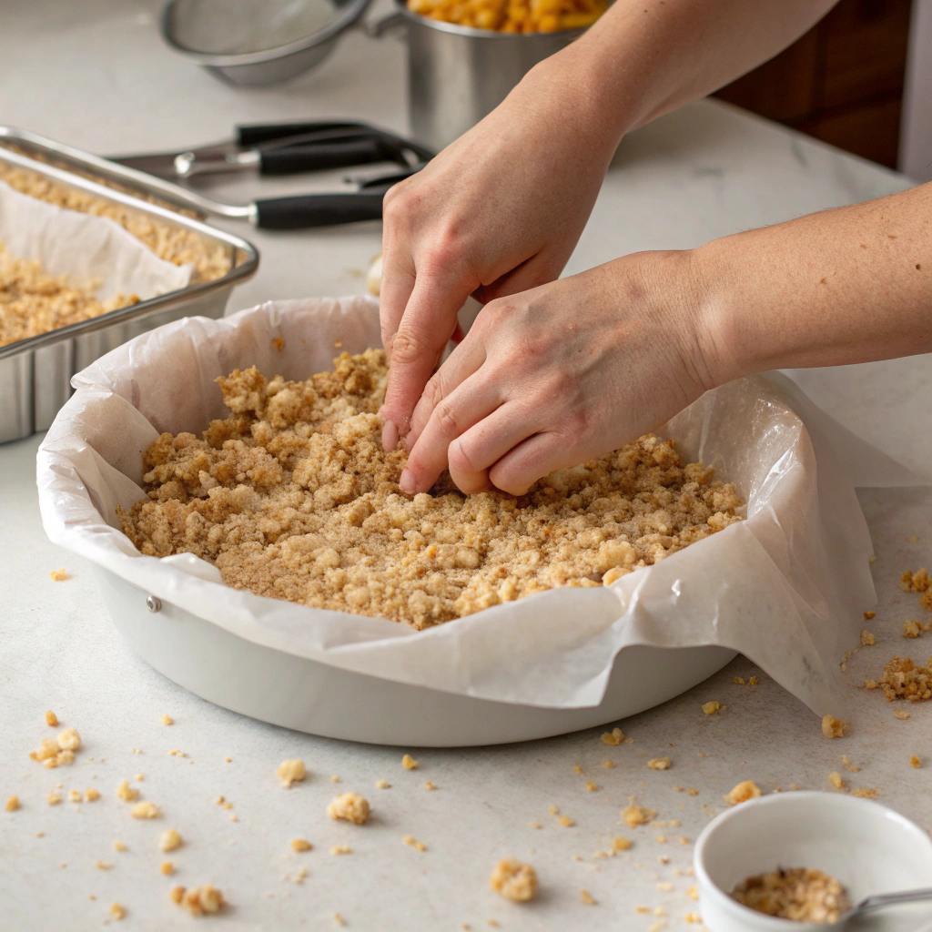 Rice Krispie Ice Cream Pie: The No-Bake Dessert That’ll Make You a Summer Hero 3 Making the Crust 2