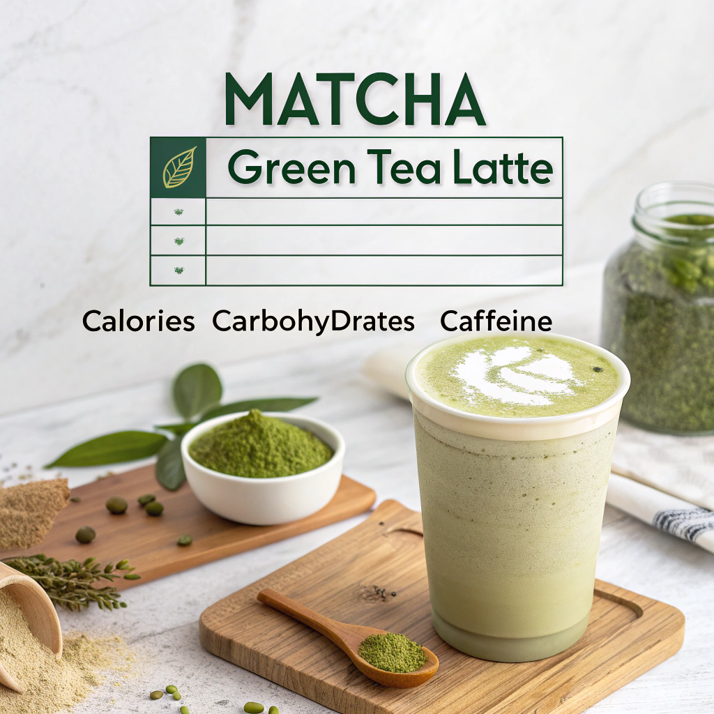 Matcha Green Tea Latte Nutrition: A Delicious Dive 1 Matcha green tea latte nutrition infographic