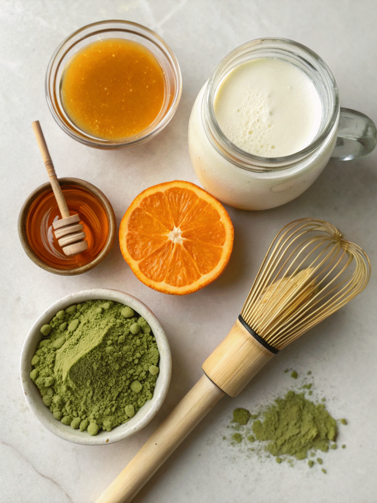 Matcha Orange Latte: A Zesty, Creamy Wake‑Up 4 Matcha Orange Latte Ingredients