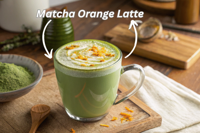 Matcha Orange Latte: Creamy Citrus Drink You’ll Love