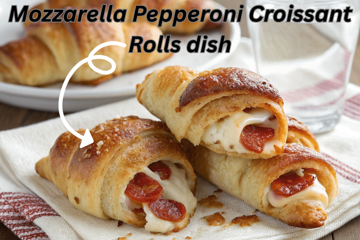 Mozzarella Pepperoni Croissant Rolls dish