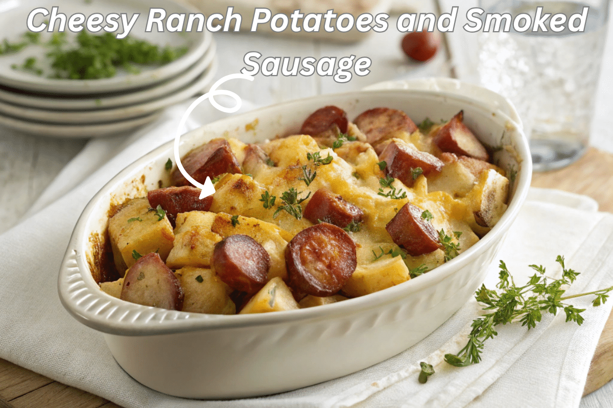 Cheesy Ranch Potatoes and Sausage