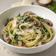 Spinach Mushroom Pasta