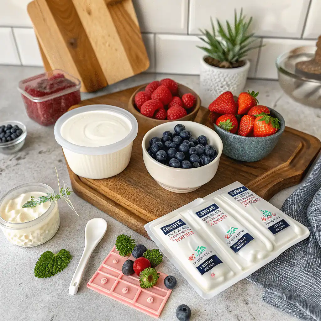 Protein Yogurt Jello: A Delicious & Nutritious Treat 4 Ingredients for making protein yogurt jello at home