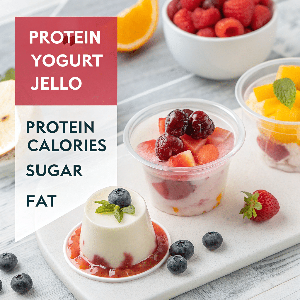 Protein Yogurt Jello: A Delicious & Nutritious Treat 4 Nutrition facts for protein yogurt jello