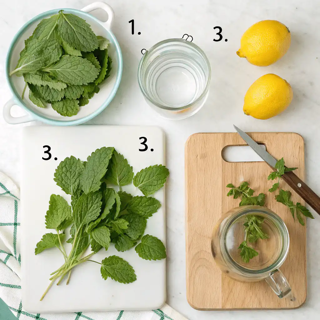 Why Lemon Balm in Water Might Be Your New Favorite Ritual 2 Steps to make lemon balm infused water