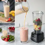Making a smoothie from scratch