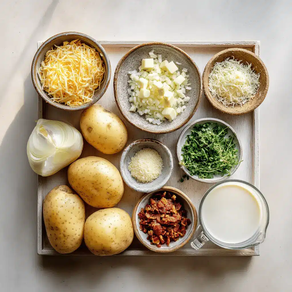 Hearty Cheddar Garlic Herb Potato Soup Recipe for Cozy Comfort 3 Hearty Cheddar Garlic Soup in a cozy, rustic setting with warm, appetizing tones.