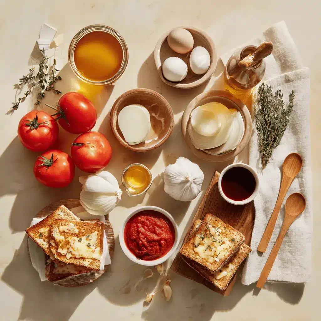 Roasted Tomato Soup with Tomatoes: Perfect Comfort Food 4 Roasted Tomato Soup with Tomatoes in bowl with grilled cheese basil under warm natural light