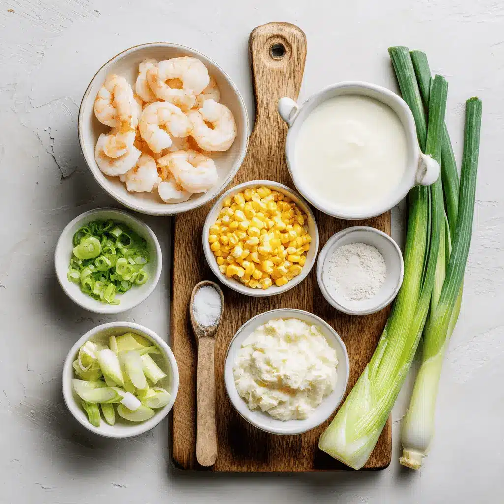 Shrimp and Corn Soup: A Delicious Comfort Food 4 Shrimp and Corn Soup bowl on white napkin with shrimp corn creamy sauce and glass of water