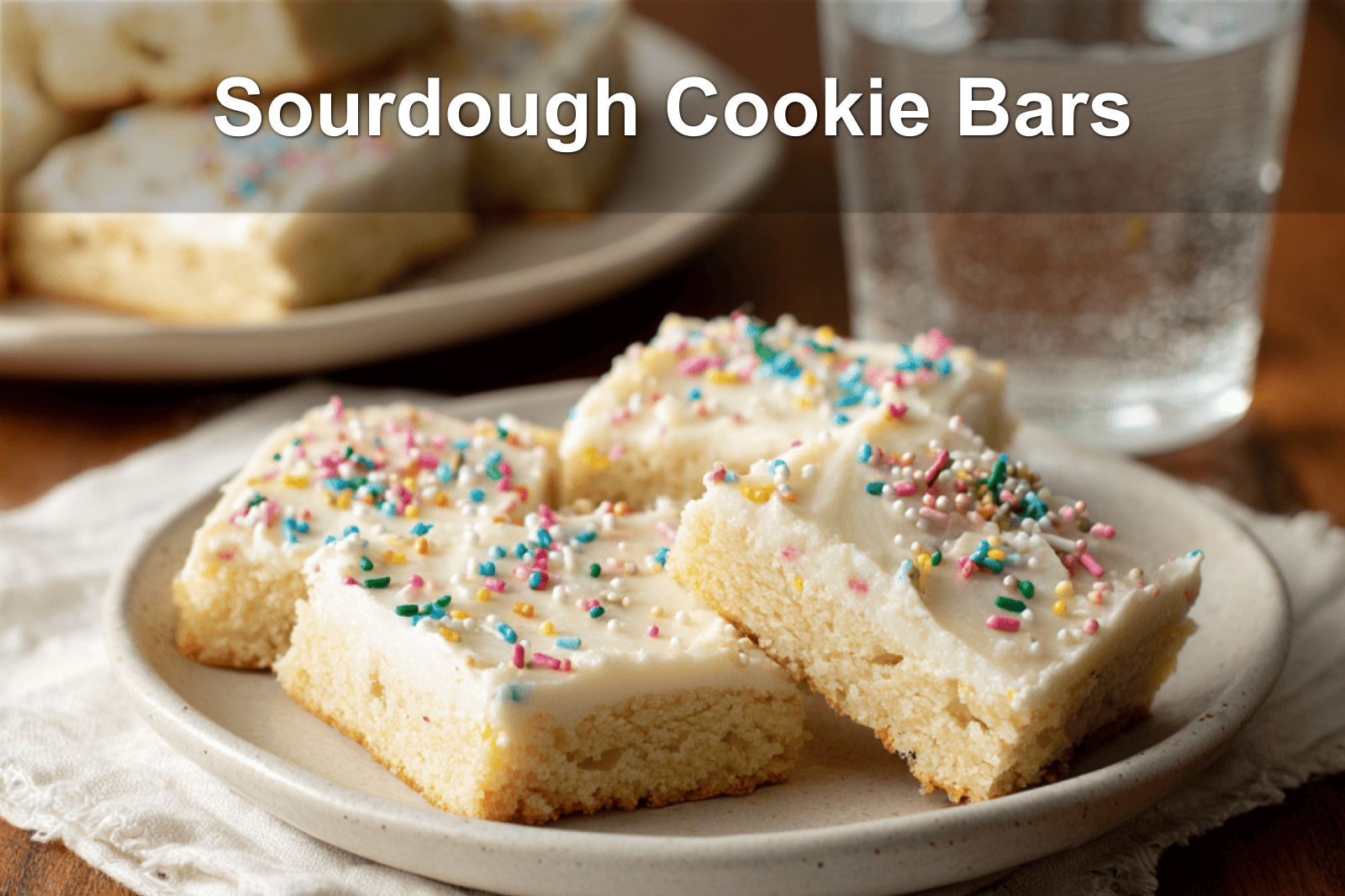 9 Nostalgic Family Recipes: Comfort & Tradition for Your Table 5 Sourdough sugar cookie bars with frosting, sweet and tangy