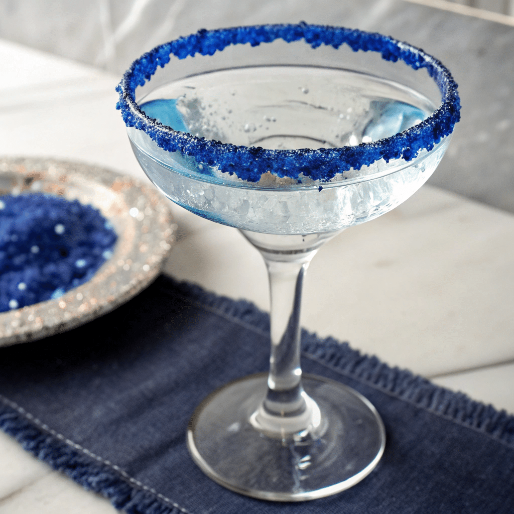 Learn how to make vibrant, edible blue salt for unique cocktails and dishes