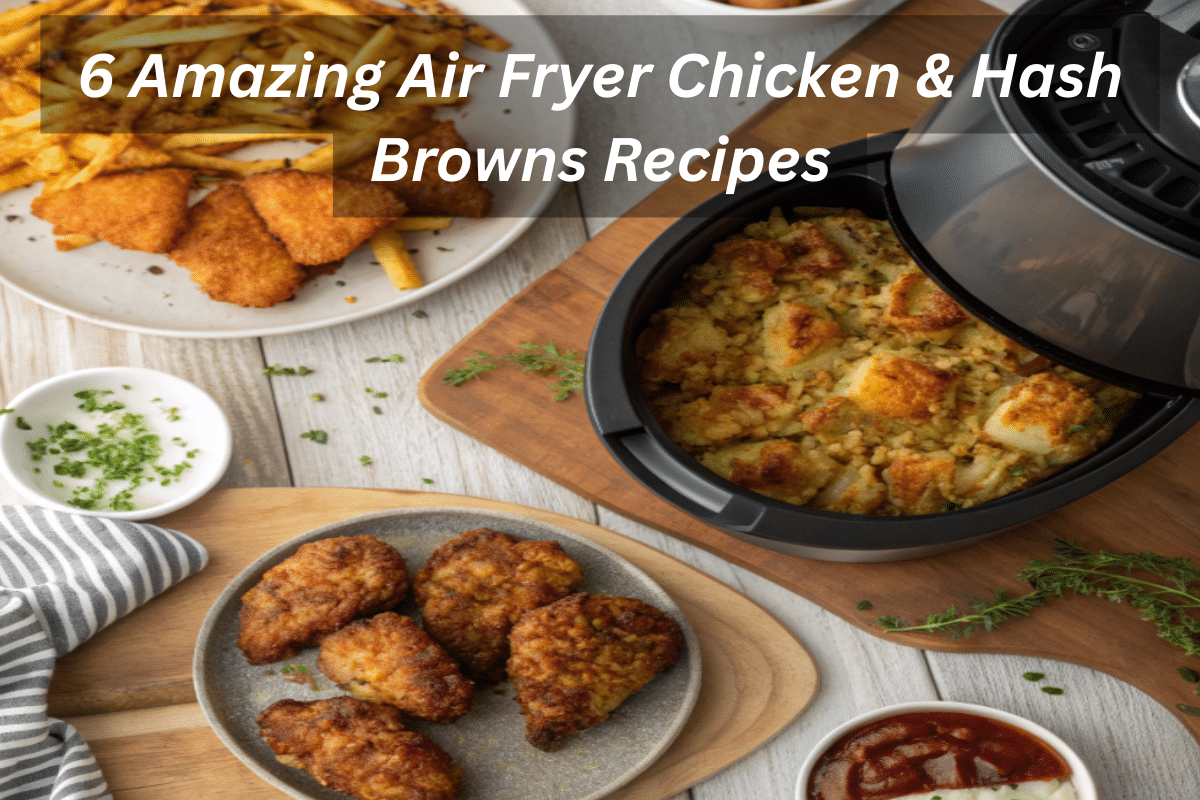 6 Amazing Air Fryer Chicken & Hash Browns Recipes