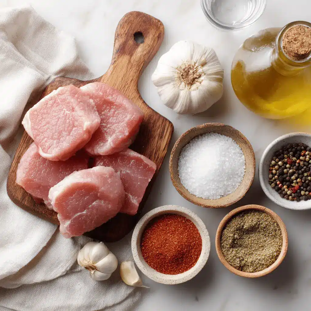 Air Fryer Pork Tenderloin Medallions: Easy Delicious Recipe 4 Air Fryer Pork Tenderloin Medallions plated on white napkin with glass of water and seasonings
