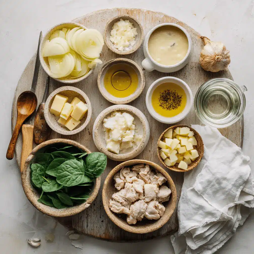 Creamy Tuscan Parmesan Cream Soup: A Simple Delight 4 Creamy Tuscan Parmesan Cream Soup in ceramic bowl garnished with basil and grated Parmesan
