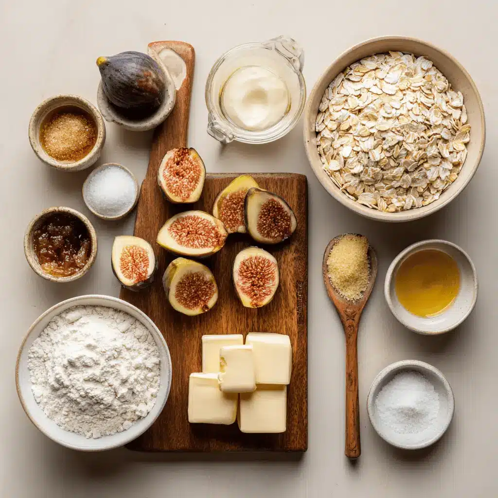 Homemade Fig Bars Oatmeal: Irresistible Easy Recipe 4 Homemade Fig Bars Oatmeal golden oat crust sliced on napkin natural light inviting