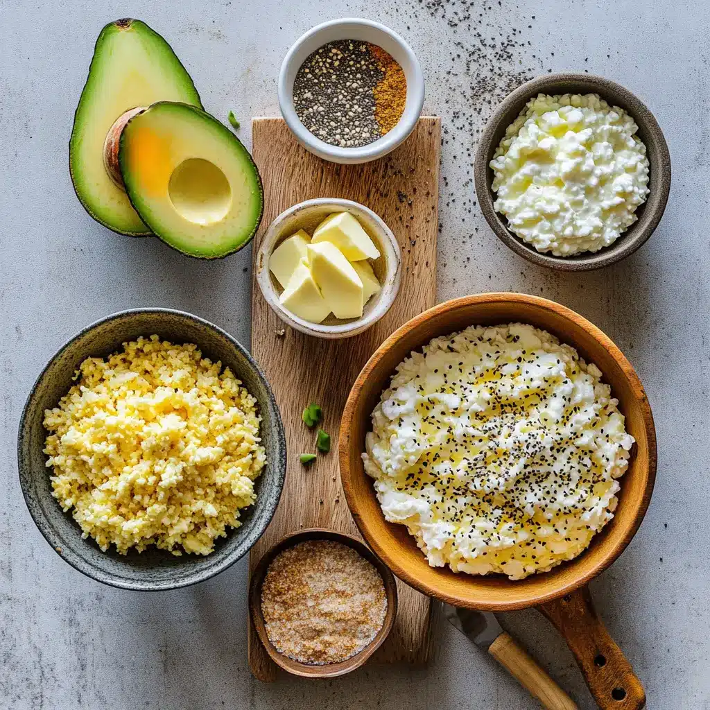 Loaded Hash Browns: Simple Irresistible Breakfast Magic 4 Loaded hash browns with avocado, scrambled eggs, cottage cheese, and everything bagel seasoning served on a napkin