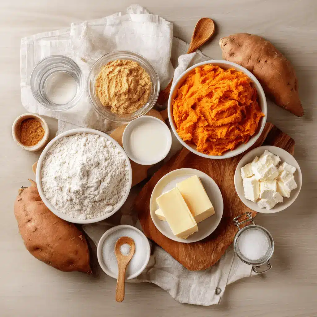 Tasty Sweet Potato Bread Recipe: Easy and Irresistible 4 Tasty Sweet Potato Bread Recipe fresh loaf on white cloth with clear glass of water