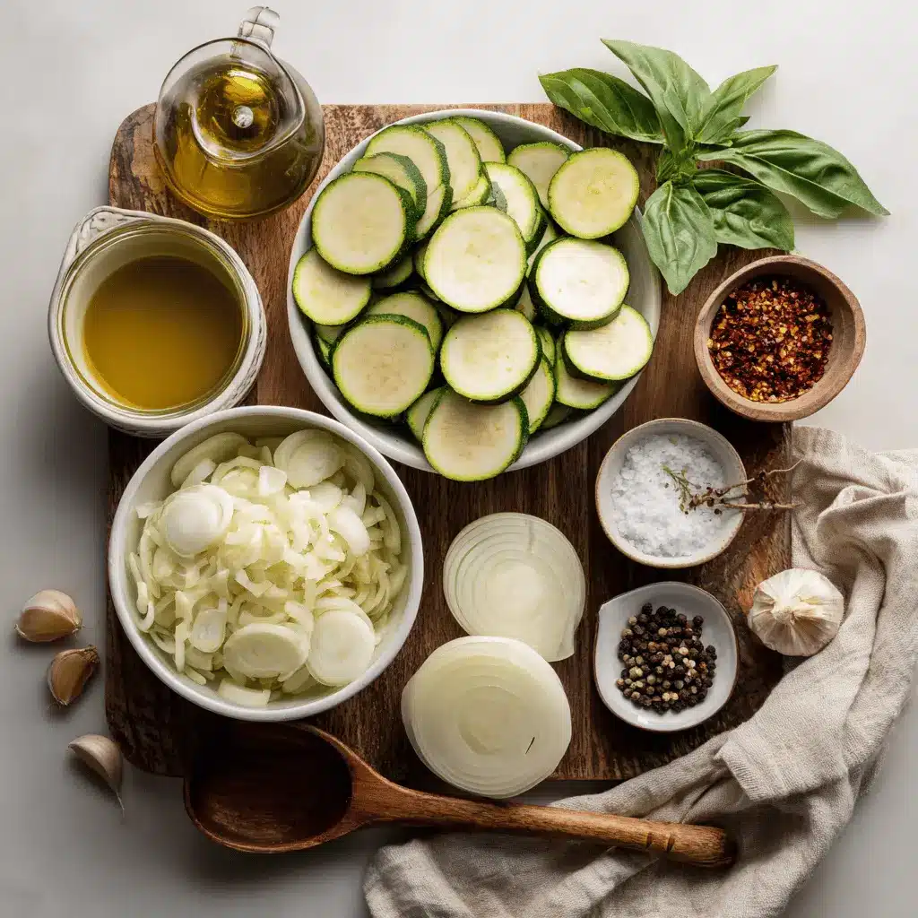 Vegan Zucchini Soup Simple Cozy Recipe You'll Love 4 Vegan Zucchini Soup in white bowl with basil garnish olive oil drizzle cozy natural lighting