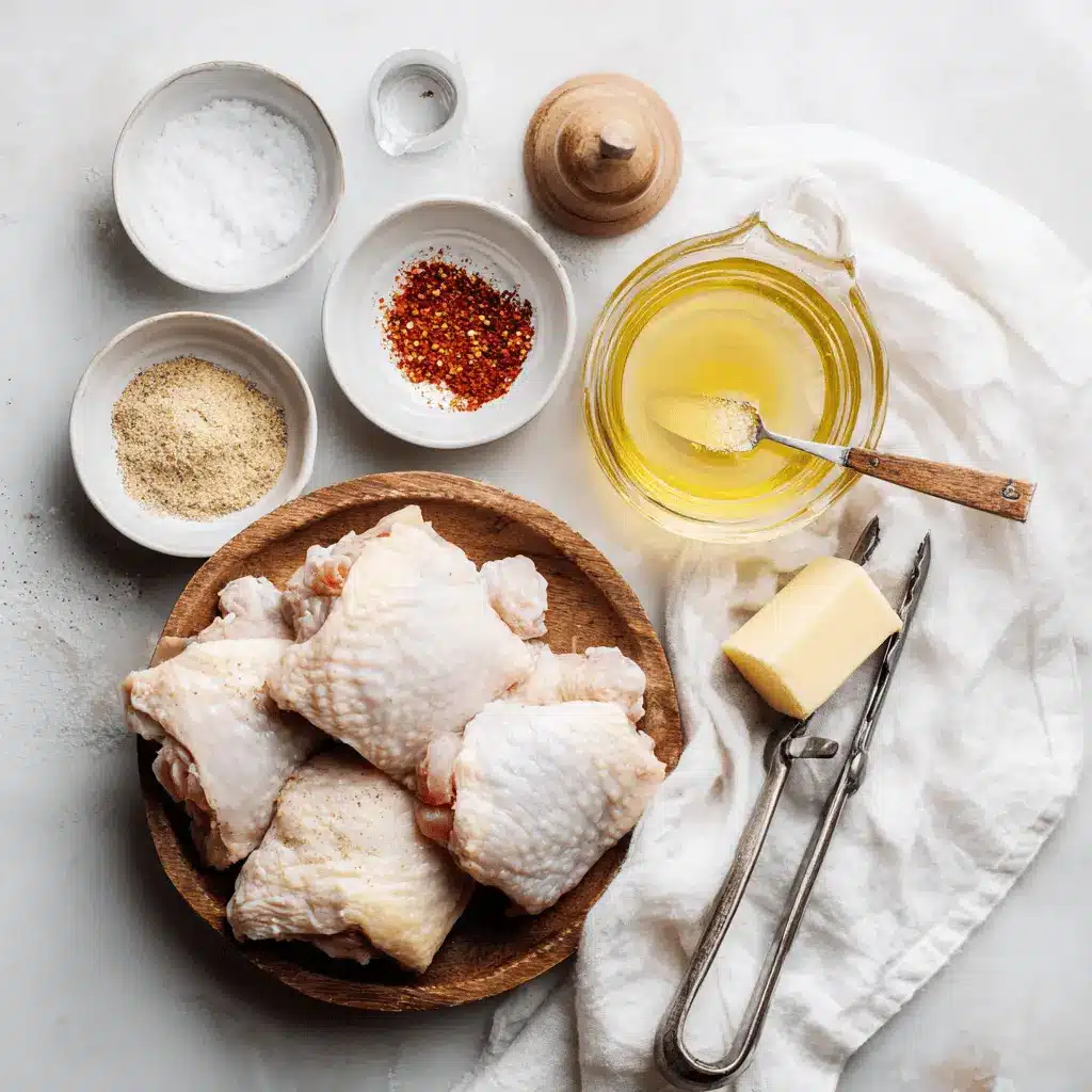 Pan Fried Chicken Thighs Crispy: Simple & Delicious Recipe 4 pan fried chicken thighs crispy golden skin on white cloth with simple glass of water