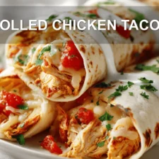 ROLLED CHICKEN TACOS