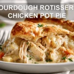 Sourdough Rotisserie Chicken Pot Pie: Delicious Comfort 7 SOURDOUGH ROTISSERIE CHICKEN POT PIE hearty sourdough crust and rich chicken filling