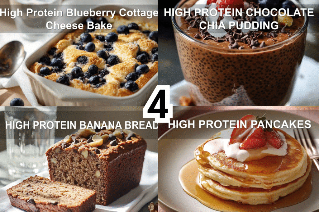 4 High Protein Recipes