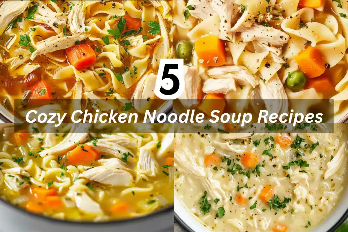 5 Cozy Chicken Noodle Soup Recipes: Ultimate Comfort