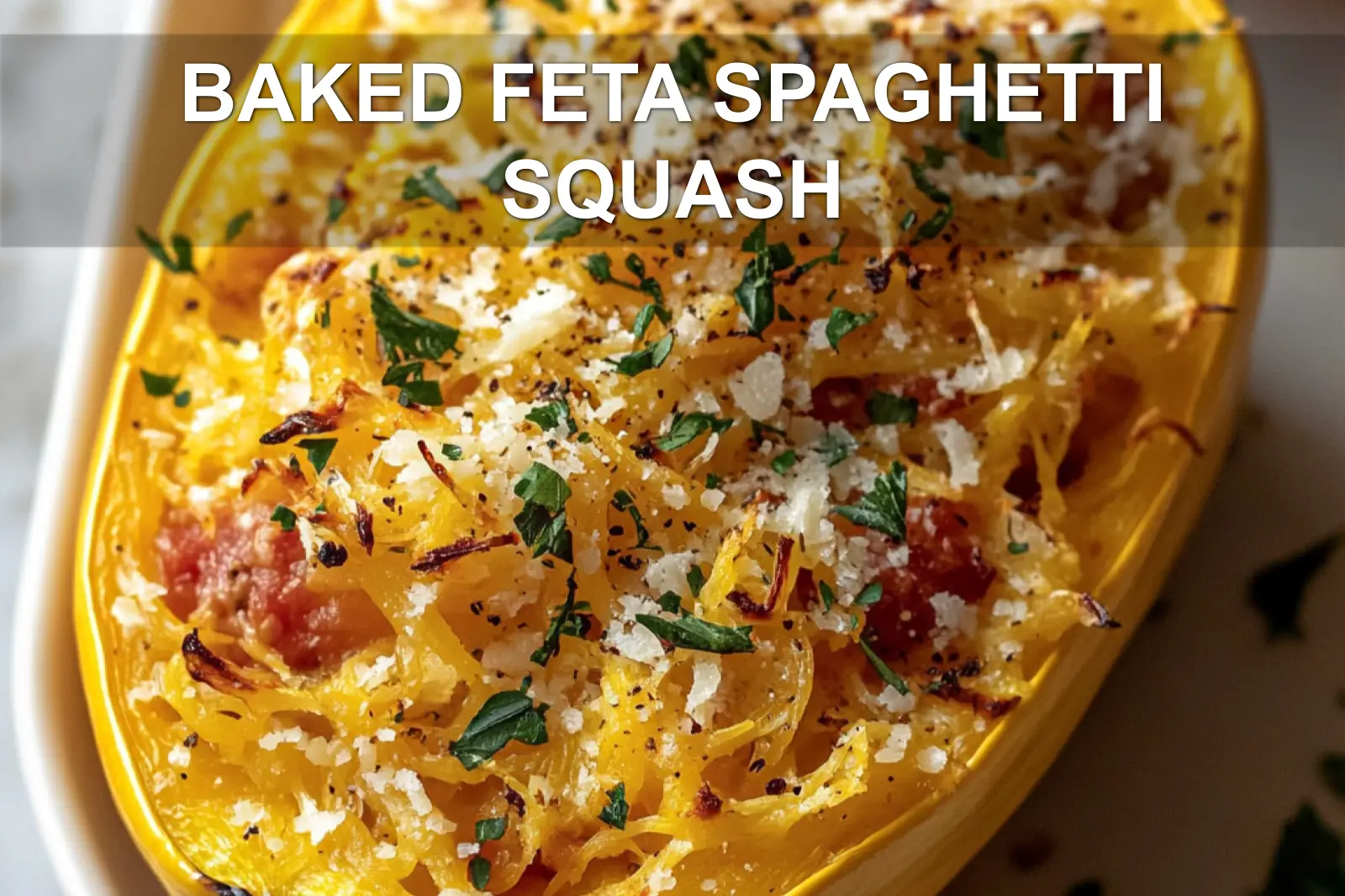 Baked Feta Spaghetti Squash: Easy and Irresistible Recipe