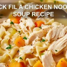Chick Fil A Chicken Noodle Soup Recipe Easy Delicious Guide