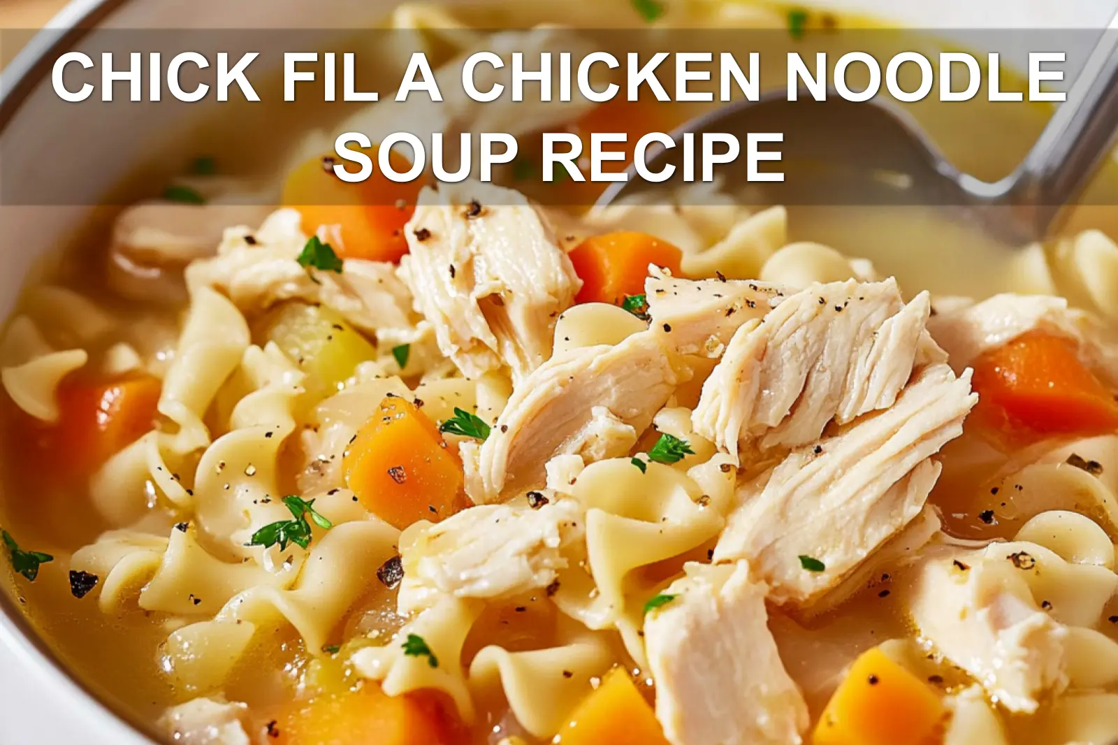 Chick Fil A Chicken Noodle Soup Recipe Easy Delicious Guide