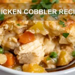 Chicken Cobbler Recipe: Easy Comforting Dish 7 CHICKEN COBBLER RECIPE centered hero view, clean and uncluttered