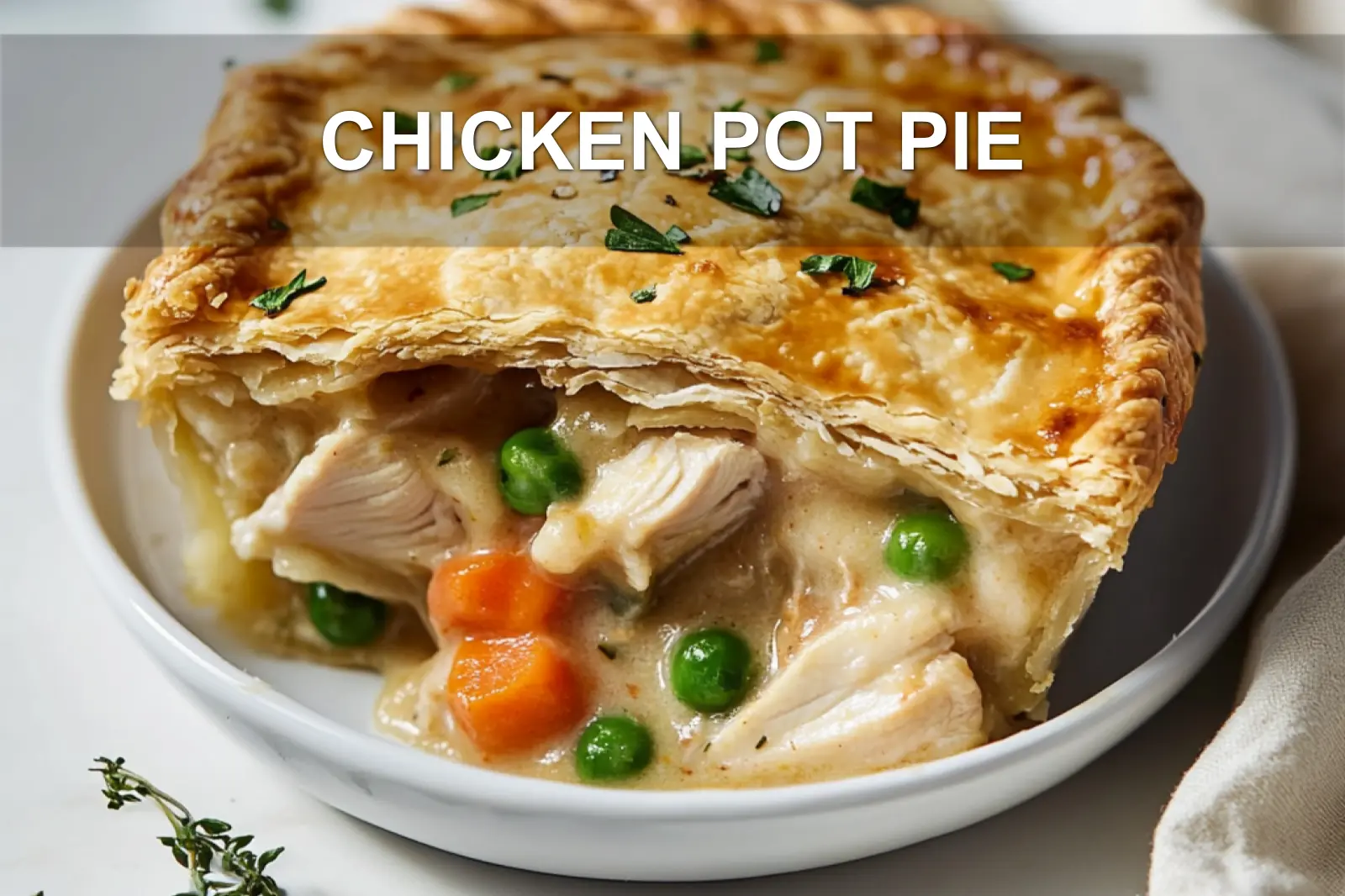 Chicken Pot Pie Easy and Delicious Recipe
