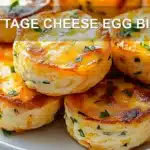 COTTAGE CHEESE EGG BITES centered hero view, clean and uncluttered