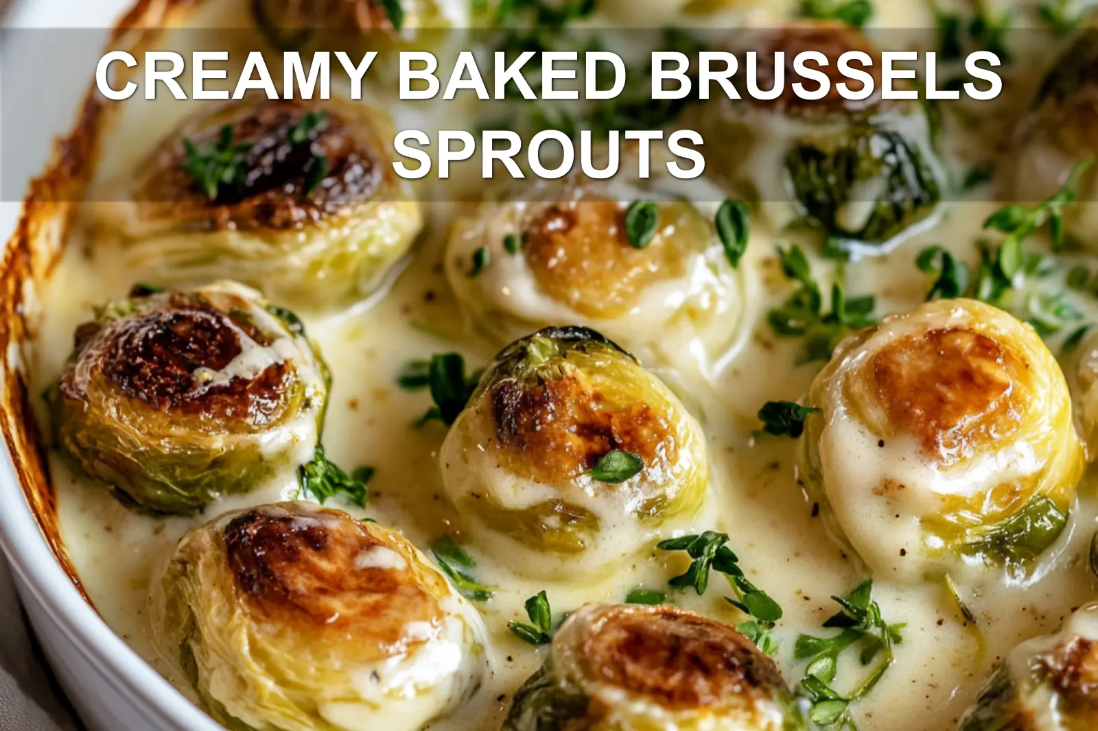 Creamy Baked Brussels Sprouts: A Delicious Must-Try Recipe