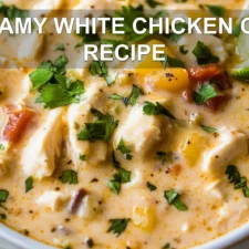 CREAMY WHITE CHICKEN CHILI RECIPE