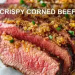 CRISPY CORNED BEEF centered hero view, clean and uncluttered