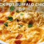 Crock Pot Buffalo Chicken Dip: Easy and Irresistible 6 CROCK POT BUFFALO CHICKEN DIP centered hero view, clean and uncluttered