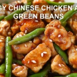 Easy Chinese Chicken and Green Beans: A Delicious Meal 6 EASY CHINESE CHICKEN AND GREEN BEANS centered hero view, clean and uncluttered