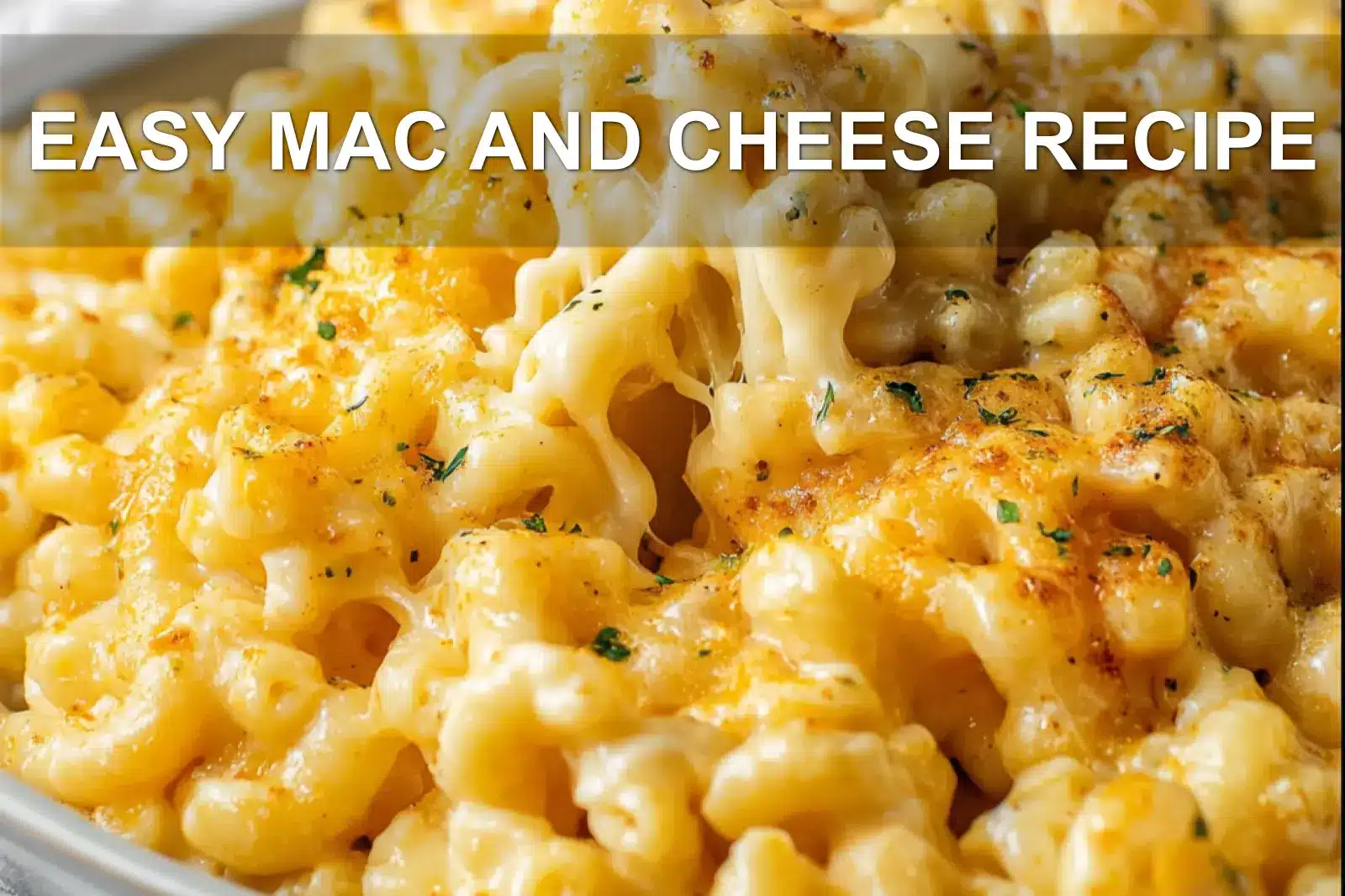 Creamy cavatappi mac and cheese EASY MAC AND CHEESE RECIPE rich melted cheddar close up