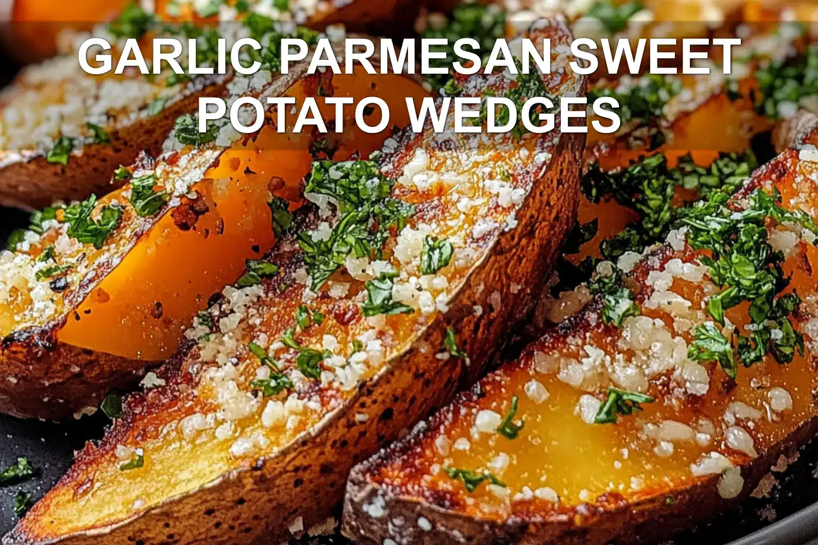 Garlic Parmesan Sweet Potato Wedges You’ll Love