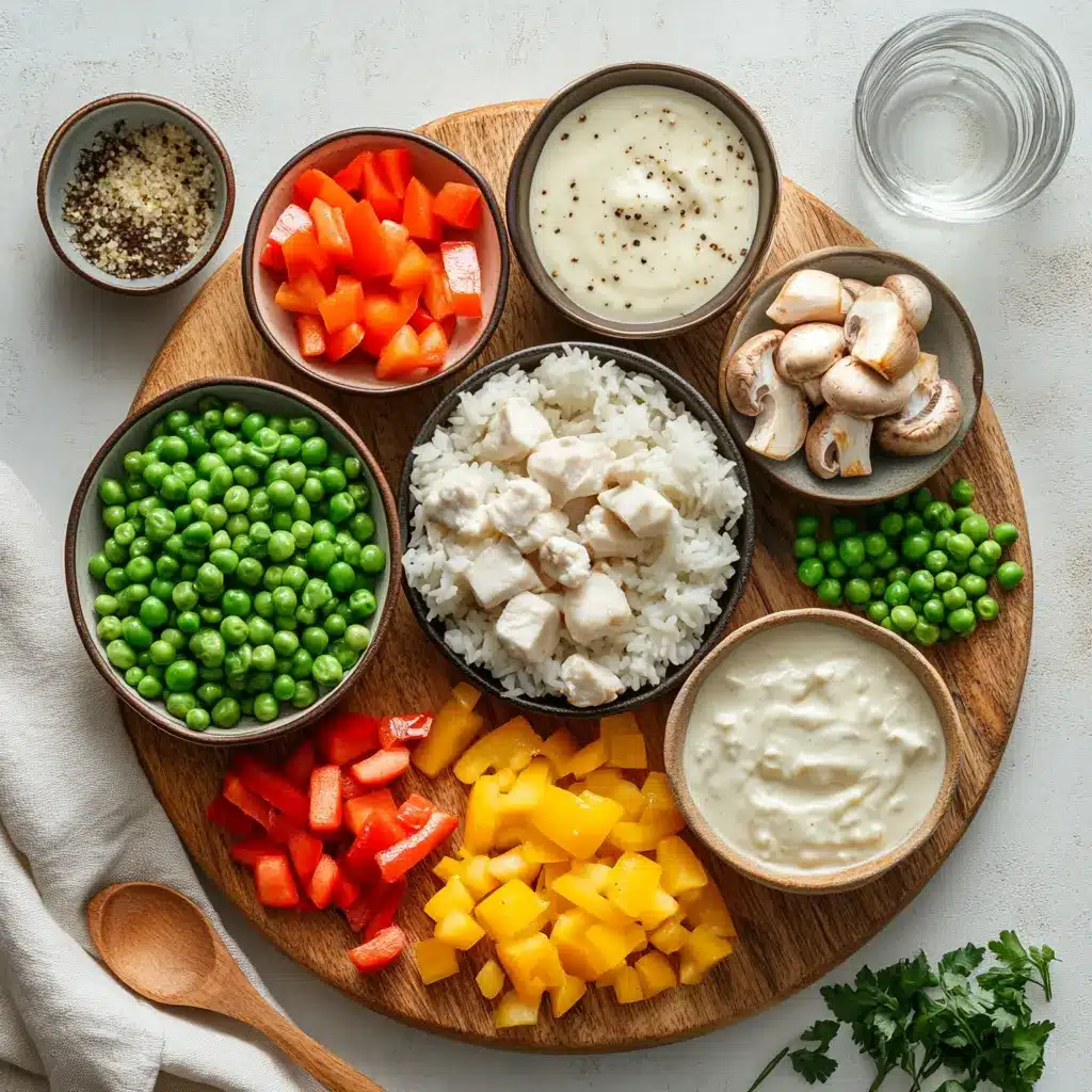 Sizzle Up Creamy Smothered Chicken And Rice: Easy & Delicious 4 Southern creamy smothered chicken and rice with herbs and peas on a serving plate