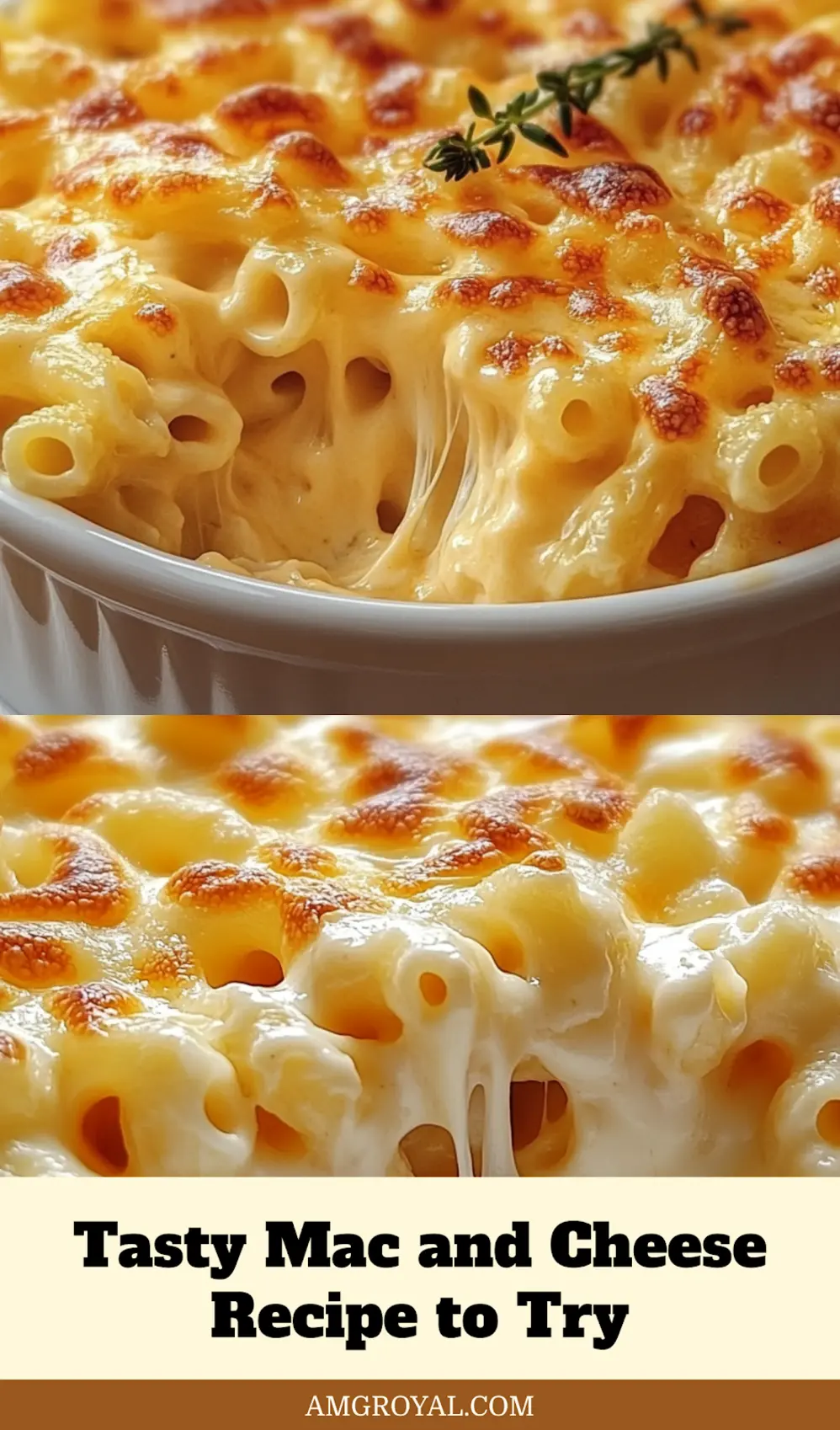 Mac and Cheese Recipe: Easy, Delicious, and Simple 5 Golden baked mac and cheese with breadcrumb topping, ready to serve in a dish